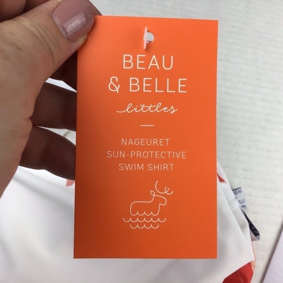 Beau & Belle Littles Swim Shirt and Swim Bottoms - Picture 3 of 5